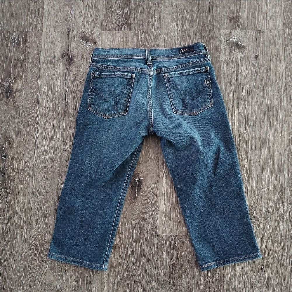 Citizens of Humanity ava #142 Stretch Low Waist Straight Leg Cropped Jeans 27 - Picture 4 of 10